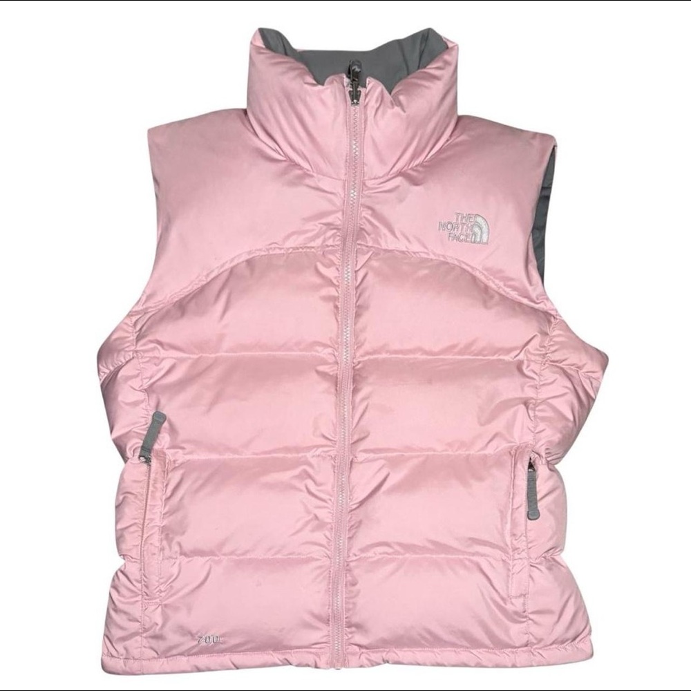 The North Face Pink Puffer Vest